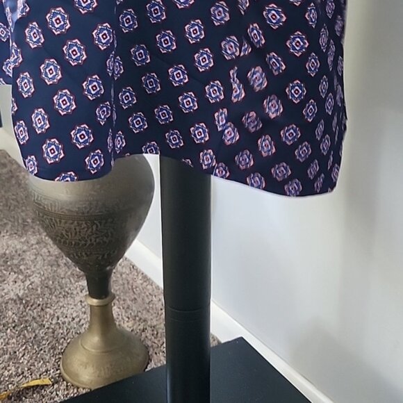 J. Crew Factory Navy Blue Print Pajama Top NWT - Picture 8 of 12